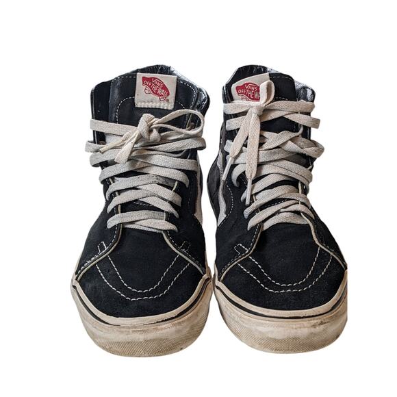 VANS Shoes Sk8 Hi Canvas Skateboard Mens 8 Womens 9.5 High Top Off Wall Sneakers - Picture 10 of 11